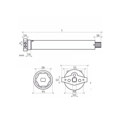 motore tapparelle mtd2hmt fino a 30kg