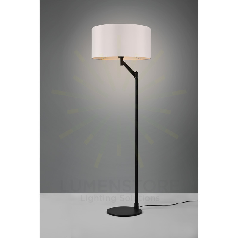 piantana colore nero opaco serie cassio trio lighting 414400132