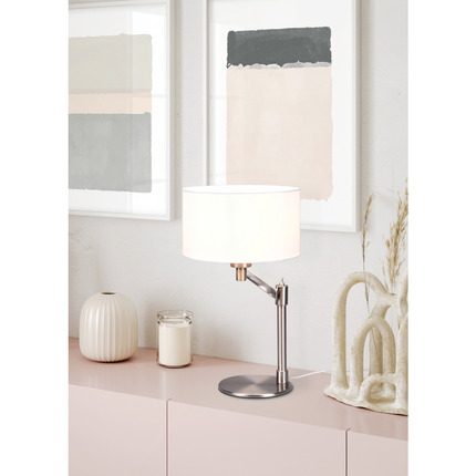 lampada da tavolo serie cassio trio lighting 514400107 nichel