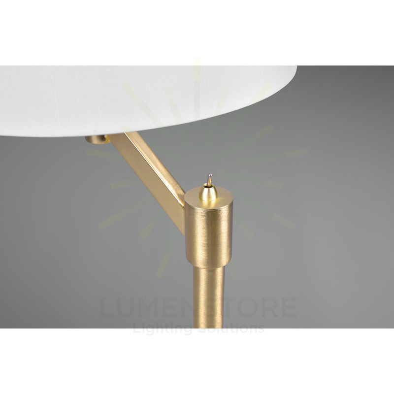 lampada da tavolo serie cassio trio lighting 514400108 ottone