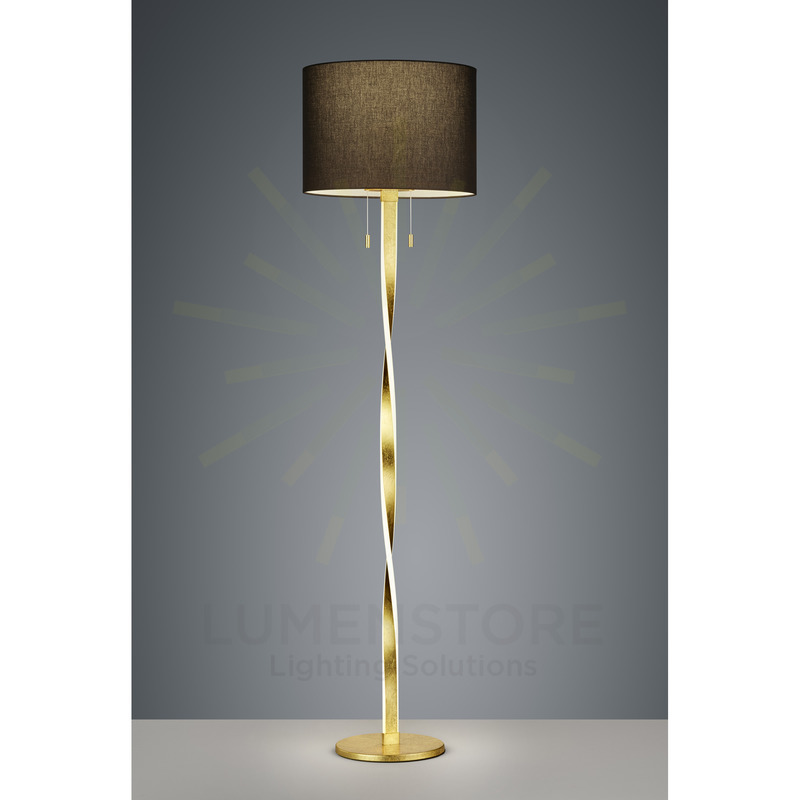 piantana led colore oro serie nandor trio lighting 475310379