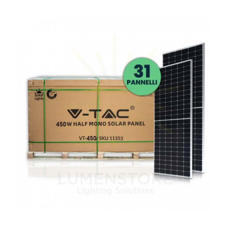 kit 31 pannelli solari da 545w (16.89kw)