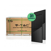 kit 31 pannelli solari da 410w (12.71kw) black