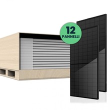 kit 12 pannelli solari da 410w (4.92kw) black