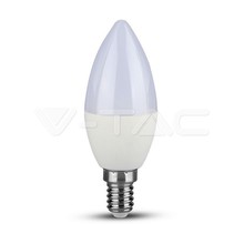 lampadina led candela e14 5.5w luce calda 3000k v-tac sku171