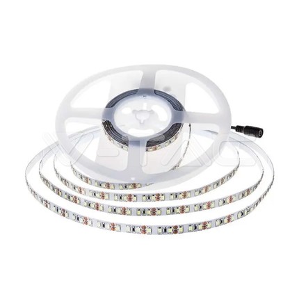 striscia led smd2835 8w/m luce fredda 24v 5mt v-tac sku212595