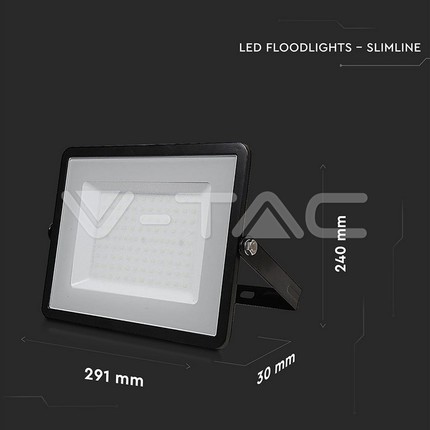 faretto a led da esterno 100w luce naturale v-tac sku21413