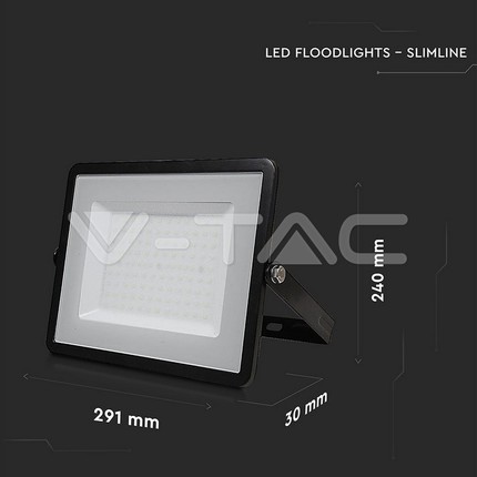 faretto a led da esterno 100w luce fredda v-tac sku215966