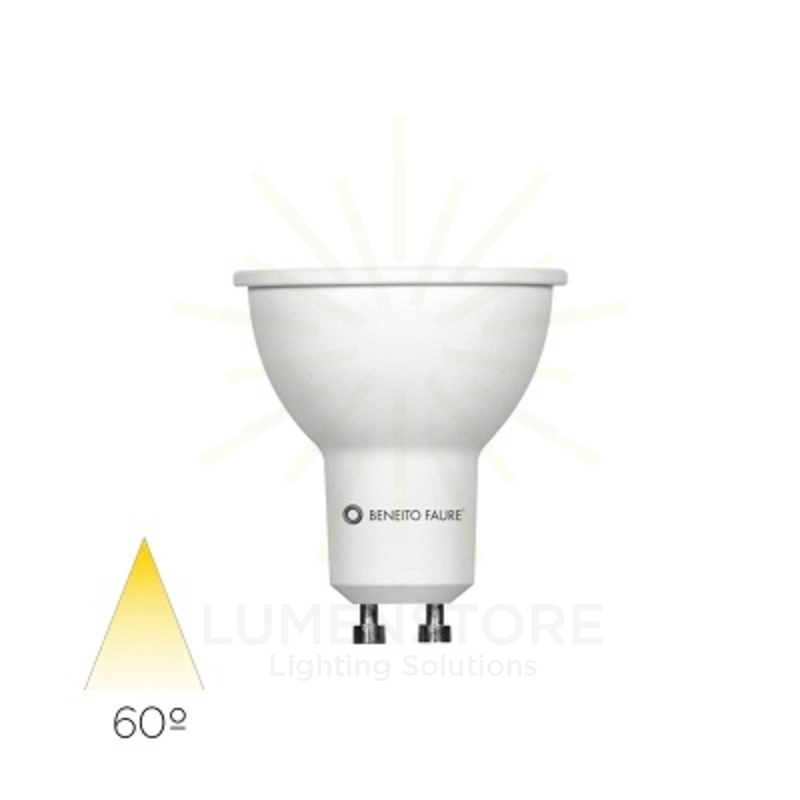 lampadina led system gu10 8w luce calda 827 beneito faure