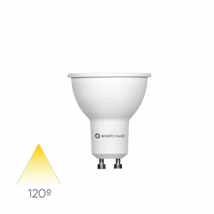 lampadina led uniform-line gu10 6w luce calda 830 beneito faure