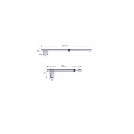 motore elettromeccanico 230v per cancelli ad ante msdq4bt