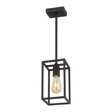 lampadario cubic industrial nero e27 modello 3388