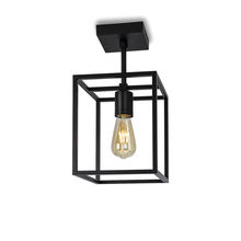 lampadario cubic nero e27 modello 3394