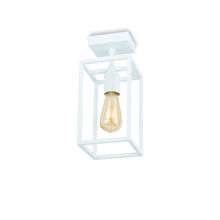 lampadario cubic industrial bianco e27 modello 3391