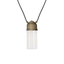 lampadario darsili in ottone per esterno vetro opale modello 3397