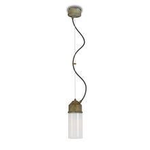 lampadario darsili in ottone per esterno vetro opale modello 3396