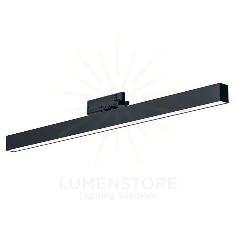 reglette da binario 36w luce calda 3000k nero gfa1251c gea luce