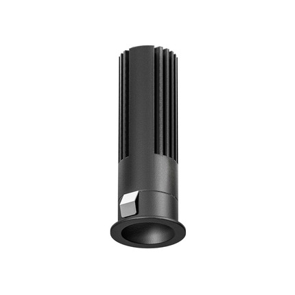 faretto led 10w luce calda 3000k nero da incasso gfa1411c gea luce