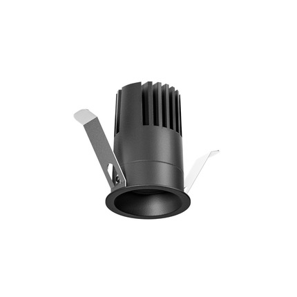 faretto led 12w luce calda 3000k nero da incasso gfa1413c gea luce