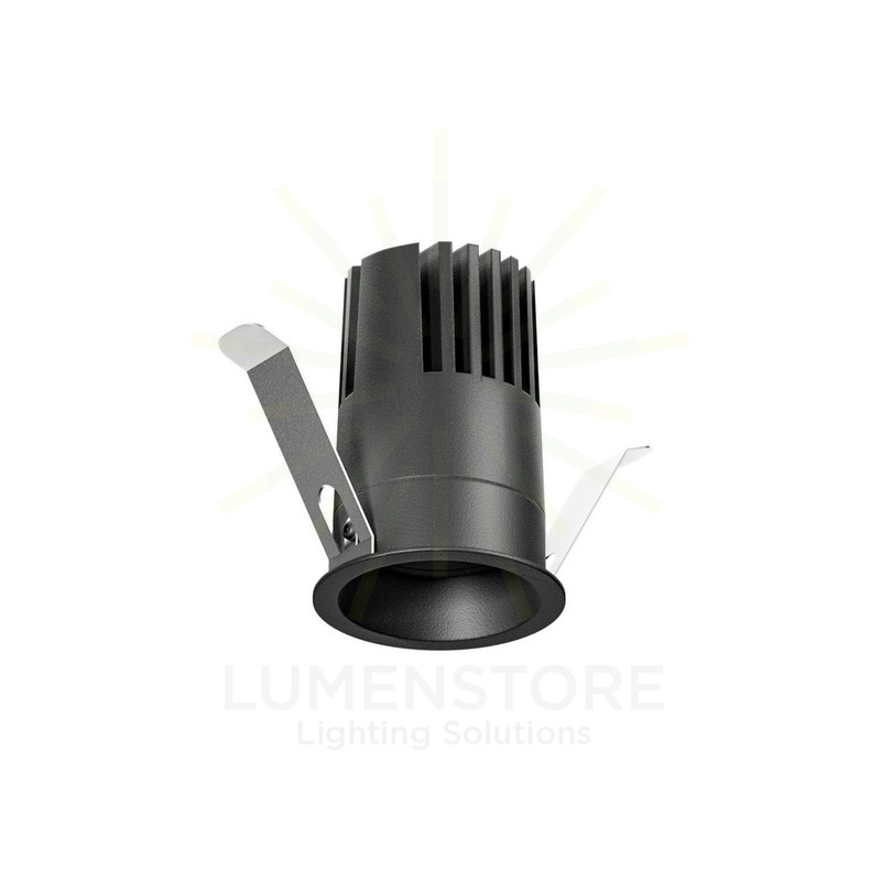 faretto led 12w luce calda 3000k nero da incasso gfa1413c gea luce
