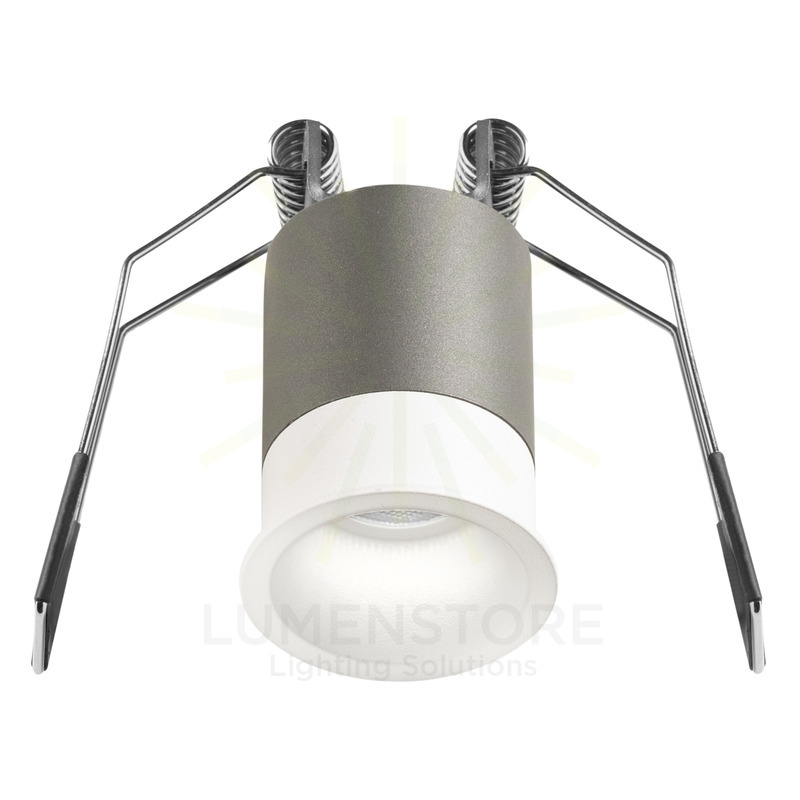 faretto led 3w luce calda 3000k bianco da incasso gfa1100c gea luce