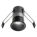 faretto led 5w luce naturale 4000k nero da incasso gfa1111n gea luce