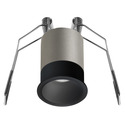faretto led 3w luce calda 3000k nero da incasso gfa1101c gea luce