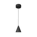 sospensione led a soffitto 7w 220/240v 3000k nero ip20 beneito faure 4806