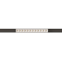 faretto led per binario magnetico 9w 48v 3000k bianco ip20 beneito faure 