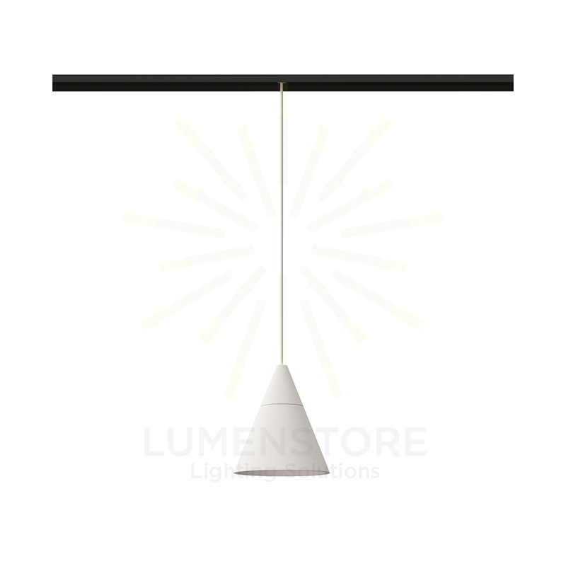 sospensione led per binario magnetico 7w 48v 2700k bianco ip20 zoe beneito faure 