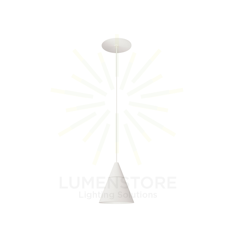 sospensione led da incasso 7w 220/240v 3000k bianco ip20 beneito faure 4800