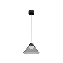 sospensione led a soffitto 6w 220/240v 3000k nero/grigio ip20 beneito faure 4819