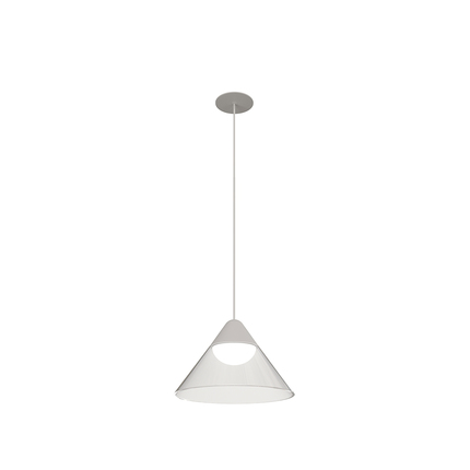 sospensione led a incasso 6w 220/240v 2700k bianco/trasparente ip20 beneito faure 4808