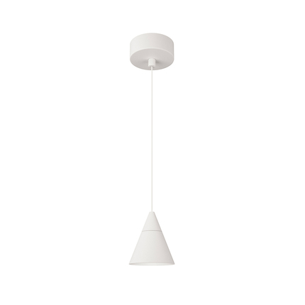 sospensione led a soffitto 7w 220/240v 2700k bianco ip20 beneito faure 4803
