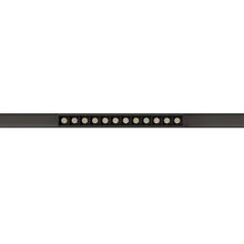 faretto led per binario magnetico 9w 48v 2700k nero ip20 beneito faure 