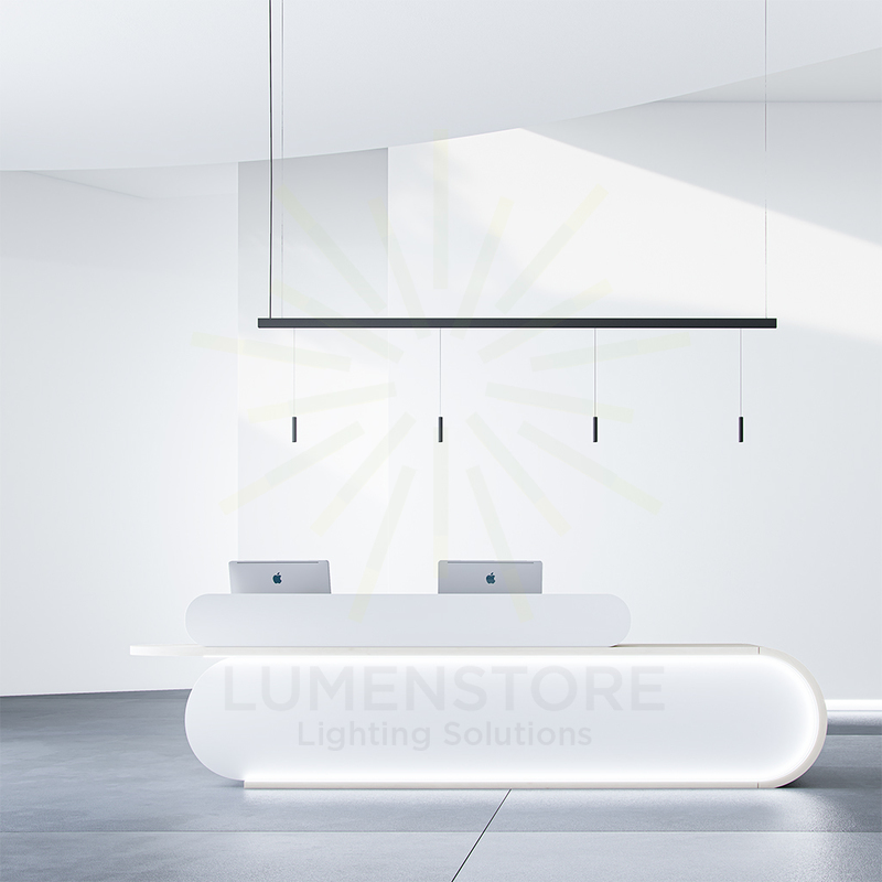 sospensione led per binario magnetico 4.5w 48v 3000k nero ip20 alp-s beneito faure 