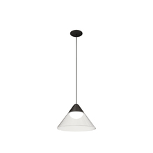 sospensione led a incasso 6w 220/240v 3000k nero/trasparente ip20 beneito faure 4811