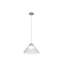sospensione led a incasso 6w 220/240v 3000k bianco/trasparente ip20 beneito faure 4809