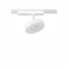 faretto led cookie 3ph per binario 12w 985 lumen cct switch beneito faure bianco 5179 
