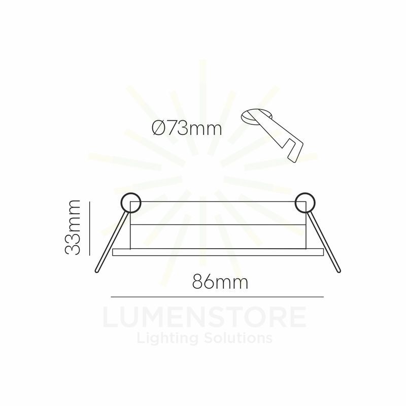 faretto da incasso luk gu10 beneito faure bianco 5216