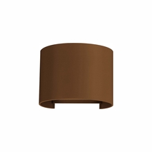 applique led da esterno 6.8w luce calda 2700k beneito faure corten 4912
