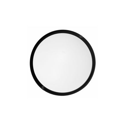applique led da esterno 12w 4000k nero 4827