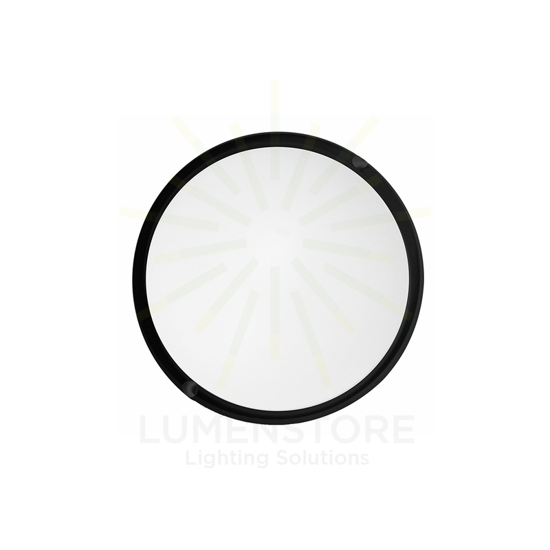 applique led da esterno 12w 4000k nero 4827