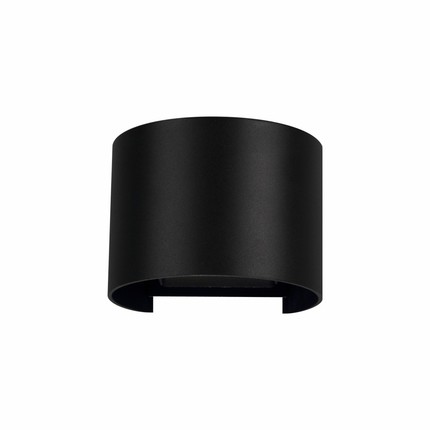 applique led da esterno 6.8w luce calda 3000k beneito faure nero 4910