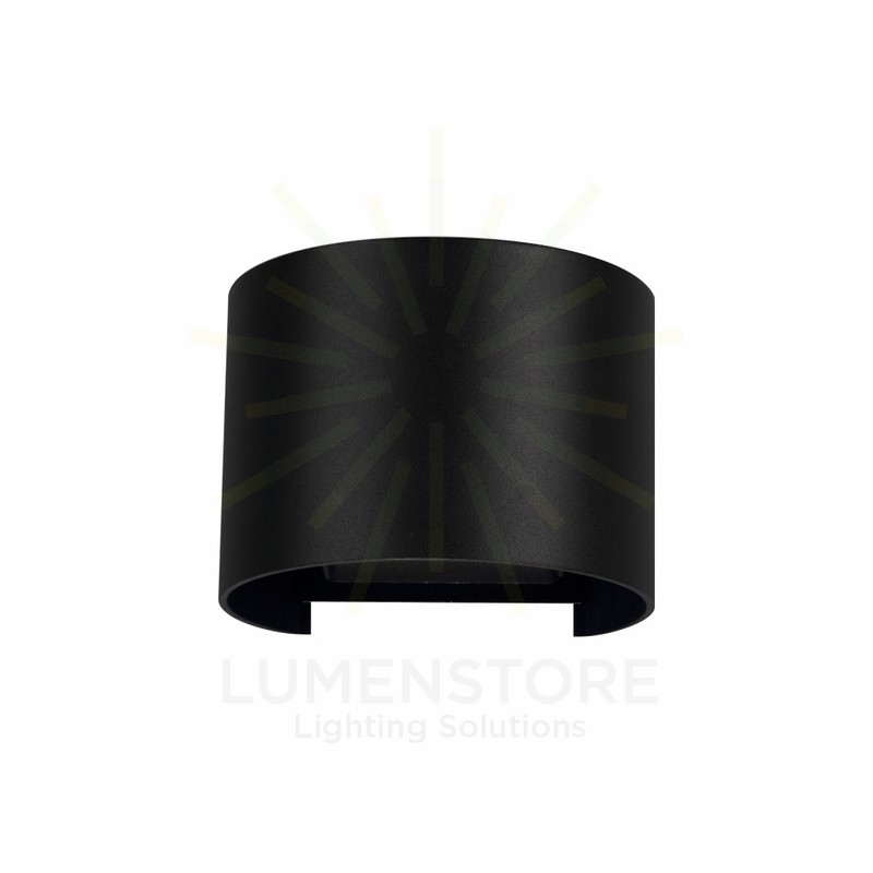 applique led da esterno 6.8w luce calda 3000k beneito faure nero 4910