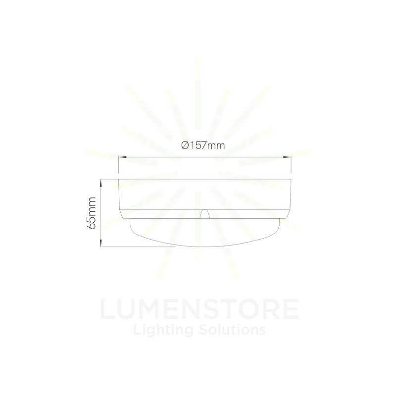 applique led da esterno 12w 4000k nero 4827