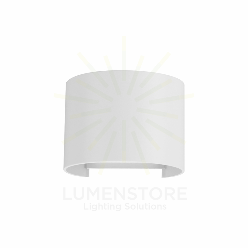 applique led  da esterno 6.8w luce calda 3000k beneito faure bianco 4907