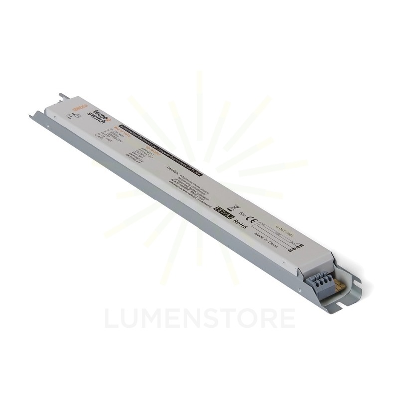 alimentatore elettronico per lampade fluorescenti t8 1x58w