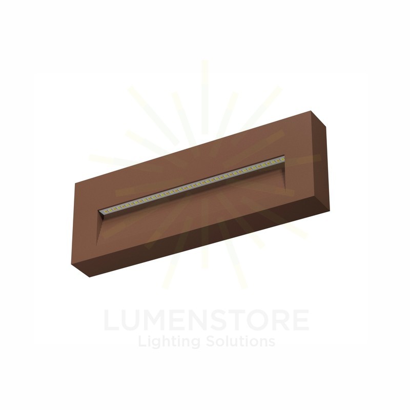 applique led 5w 110/240v cct switch corten 5198