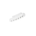 faretto led per binario magnetico 6w 48v 2700k bianco ip20 curve tram beneito faure 5309